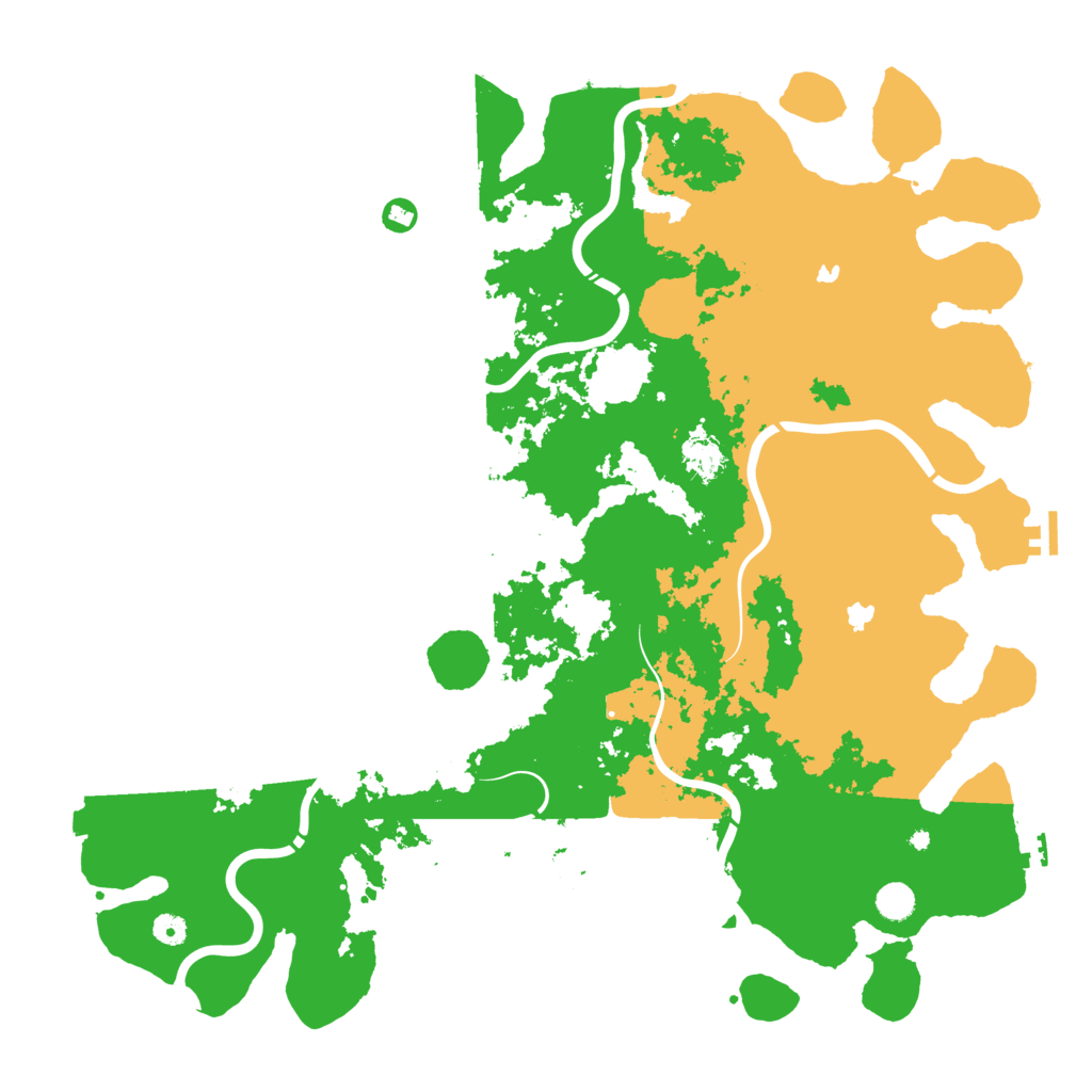 Biome Rust Map: Procedural Map, Size: 5000, Seed: 22126