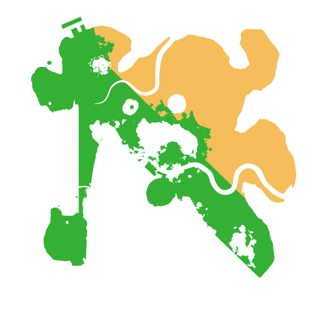 Biome Rust Map: Procedural Map, Size: 3000, Seed: 323123131