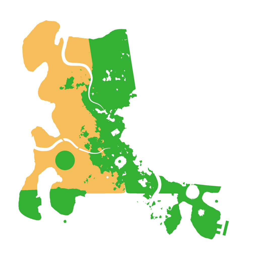 Biome Rust Map: Procedural Map, Size: 3500, Seed: 2010000188