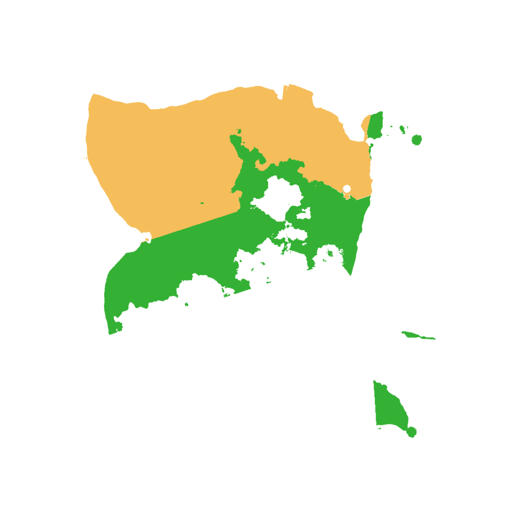 Biome Rust Map: Procedural Map, Size: 2000, Seed: 742619