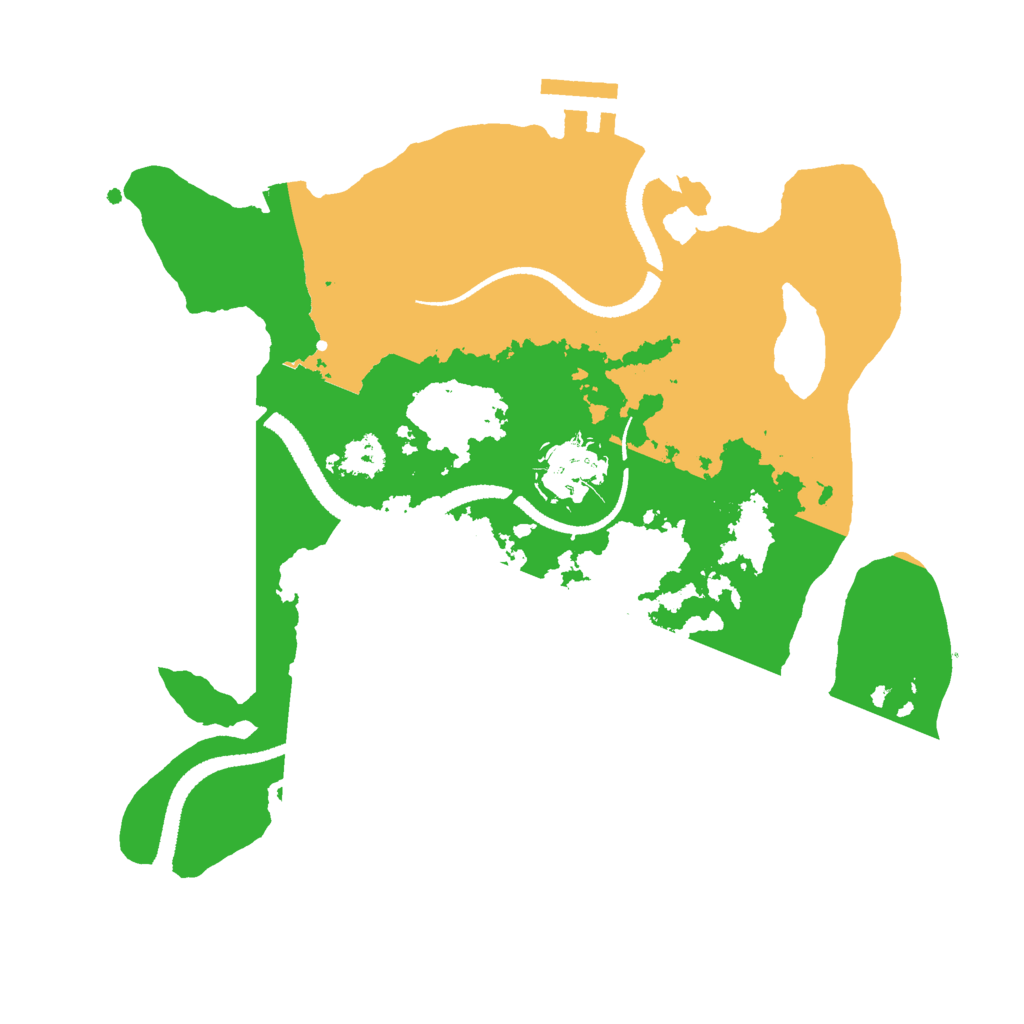 Biome Rust Map: Procedural Map, Size: 2700, Seed: 999