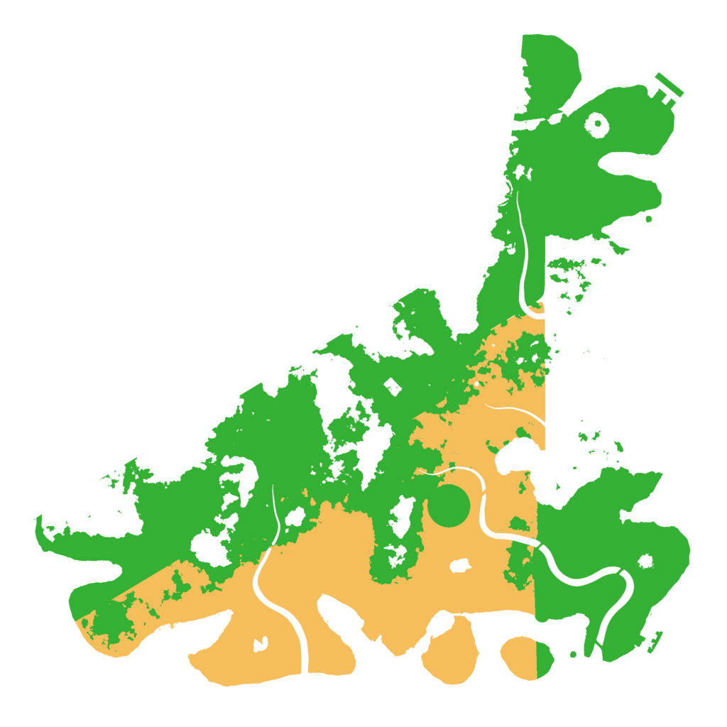 Biome Rust Map: Procedural Map, Size: 4500, Seed: 1648785553