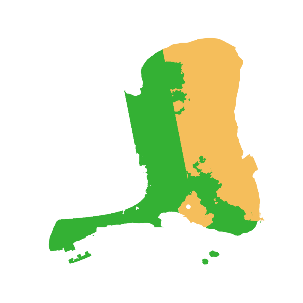 Biome Rust Map: Procedural Map, Size: 2000, Seed: 4377