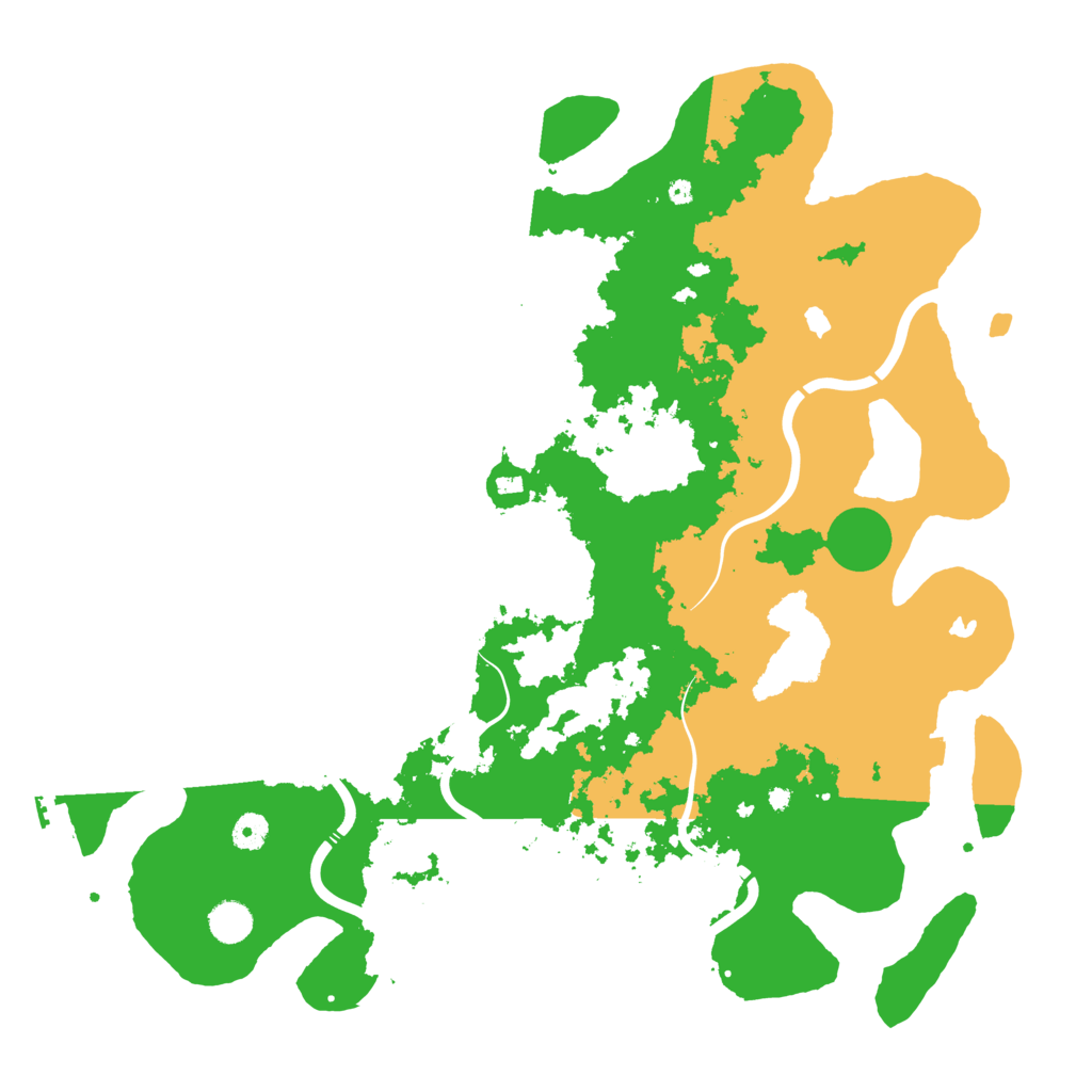 Biome Rust Map: Procedural Map, Size: 4500, Seed: 1395921051