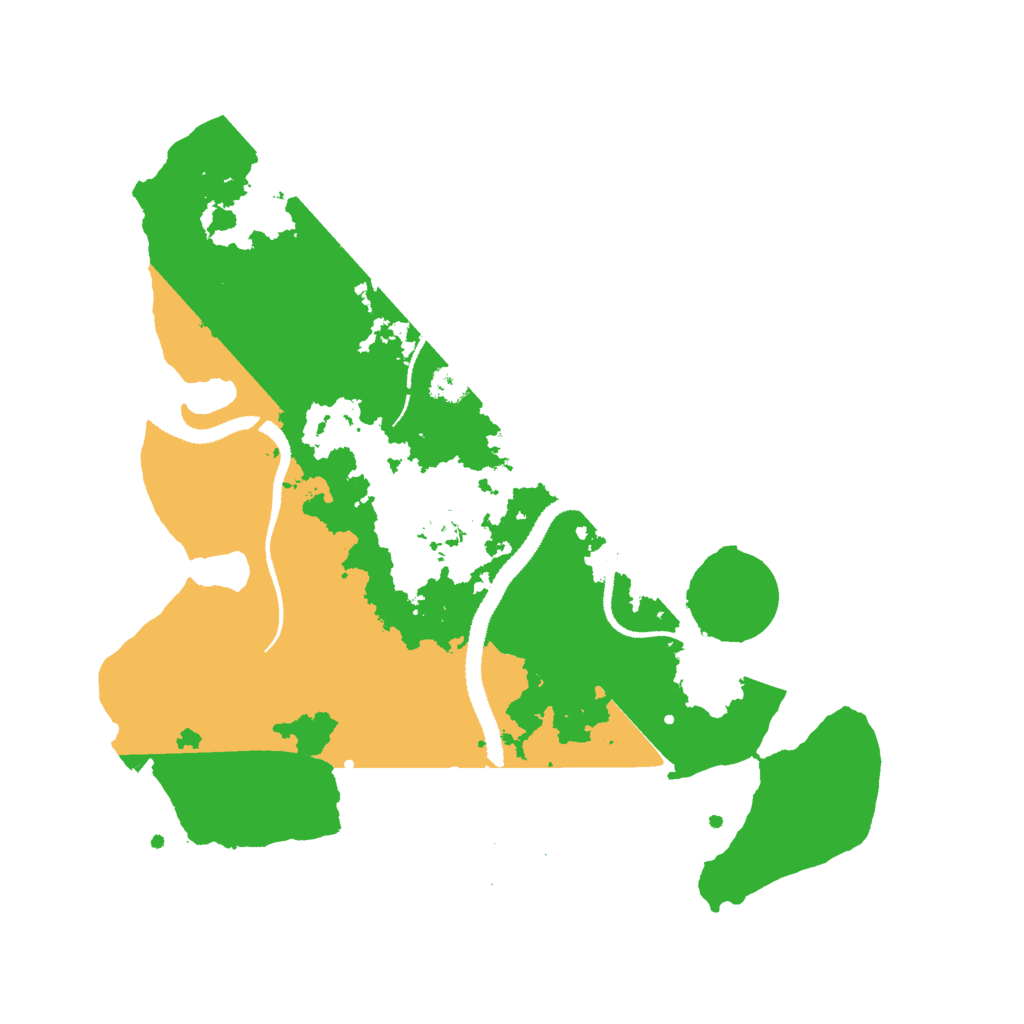 Biome Rust Map: Procedural Map, Size: 3000, Seed: 95573