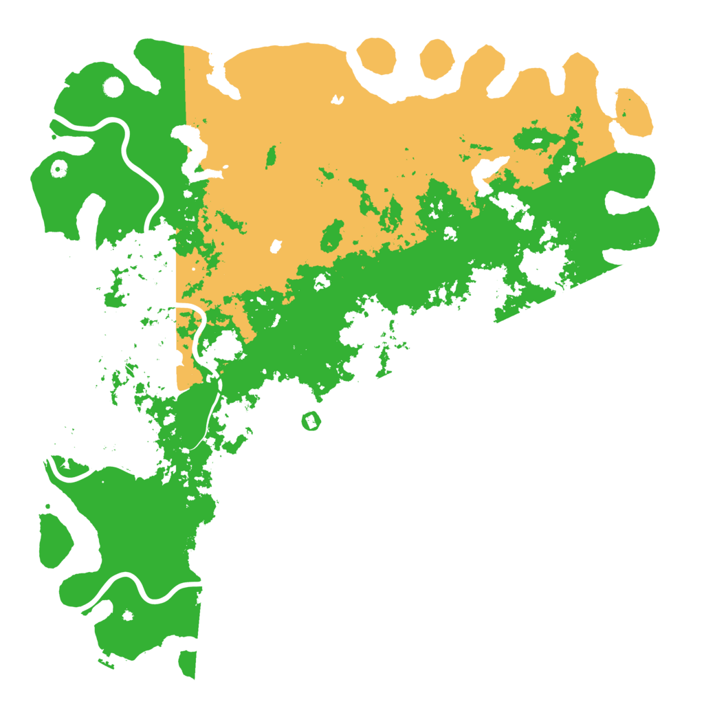 Biome Rust Map: Procedural Map, Size: 6000, Seed: 663222406