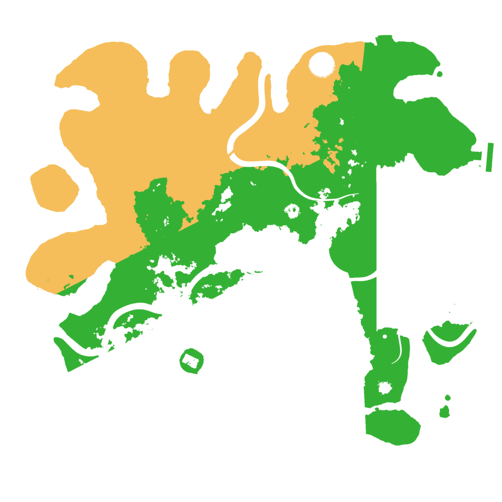 Biome Rust Map: Procedural Map, Size: 3500, Seed: 1949069788