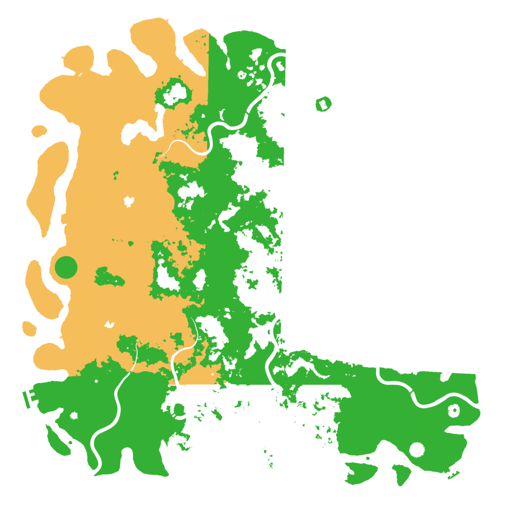 Biome Rust Map: Procedural Map, Size: 6000, Seed: 1389716768