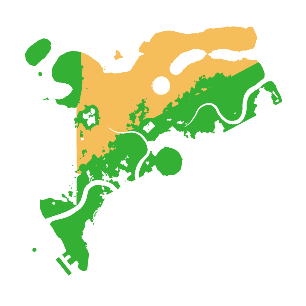 Biome Rust Map: Procedural Map, Size: 3000, Seed: 14635