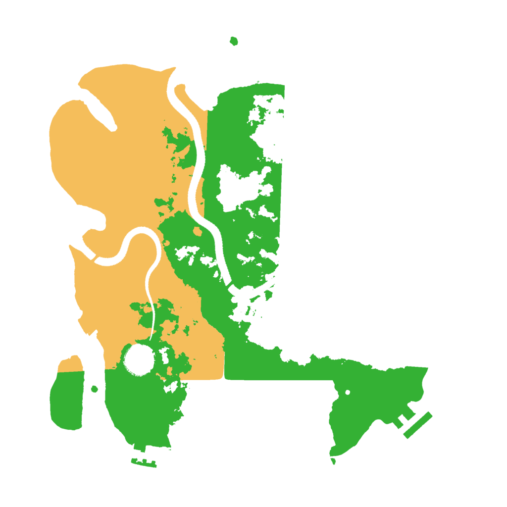 Biome Rust Map: Procedural Map, Size: 3000, Seed: 63232