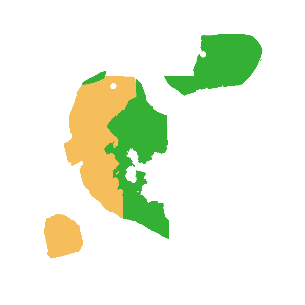 Biome Rust Map: Procedural Map, Size: 1500, Seed: 672433638