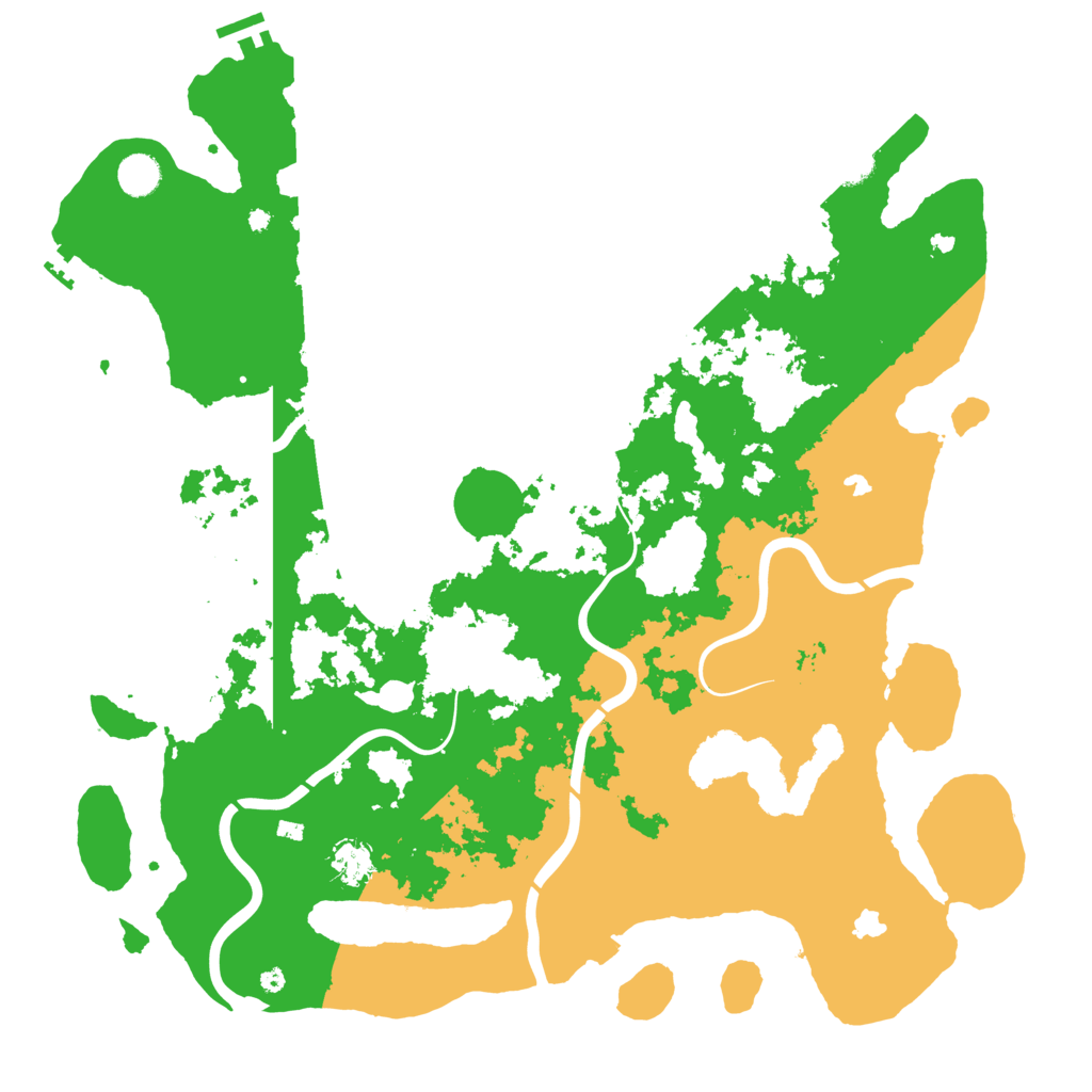 Biome Rust Map: Procedural Map, Size: 4500, Seed: 724023008