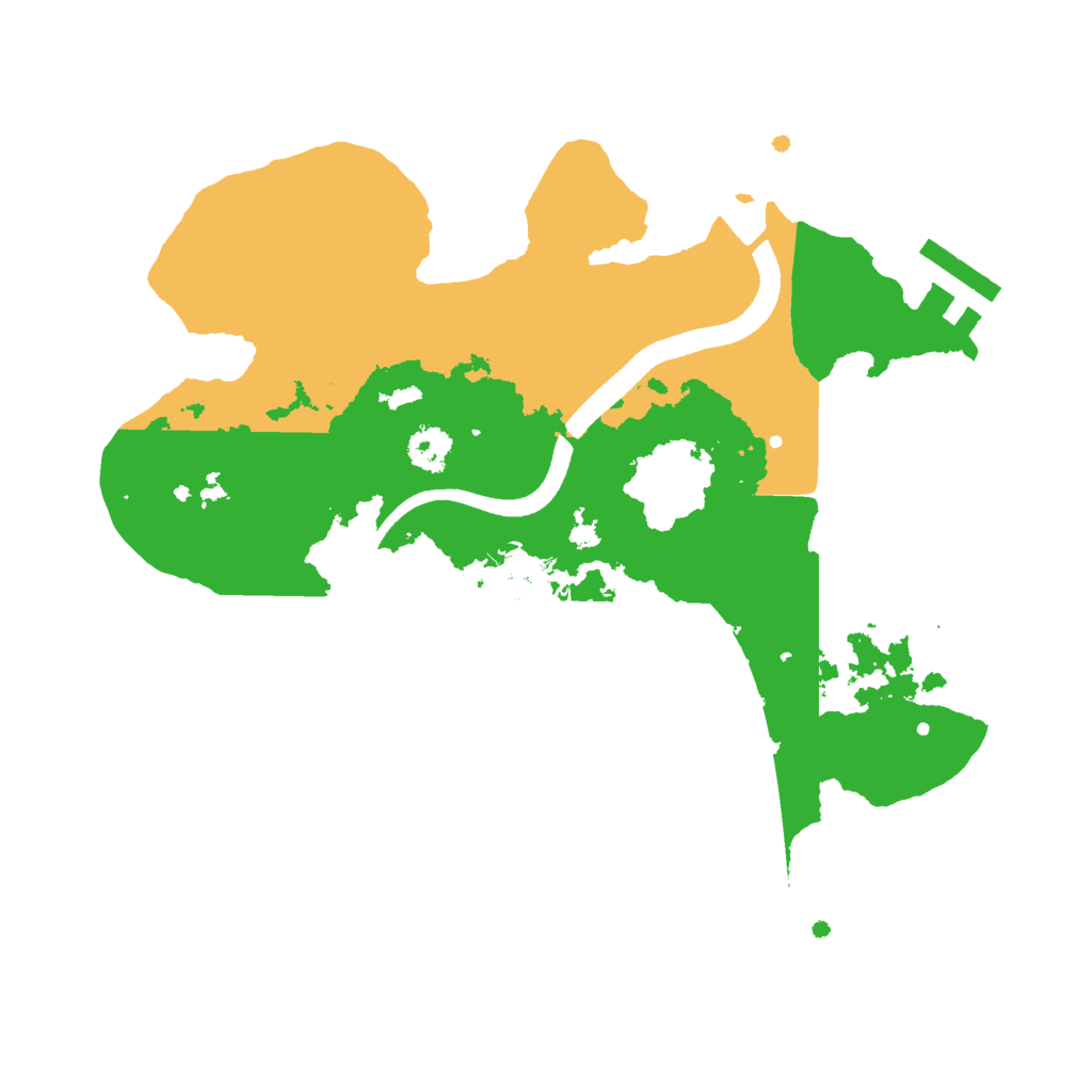 Biome Rust Map: Procedural Map, Size: 2500, Seed: 28711547