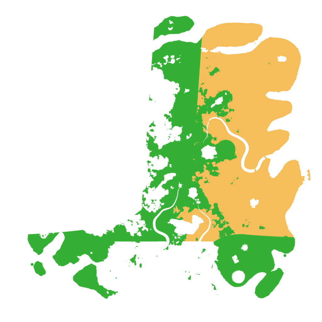 Biome Rust Map: Procedural Map, Size: 4500, Seed: 543414831