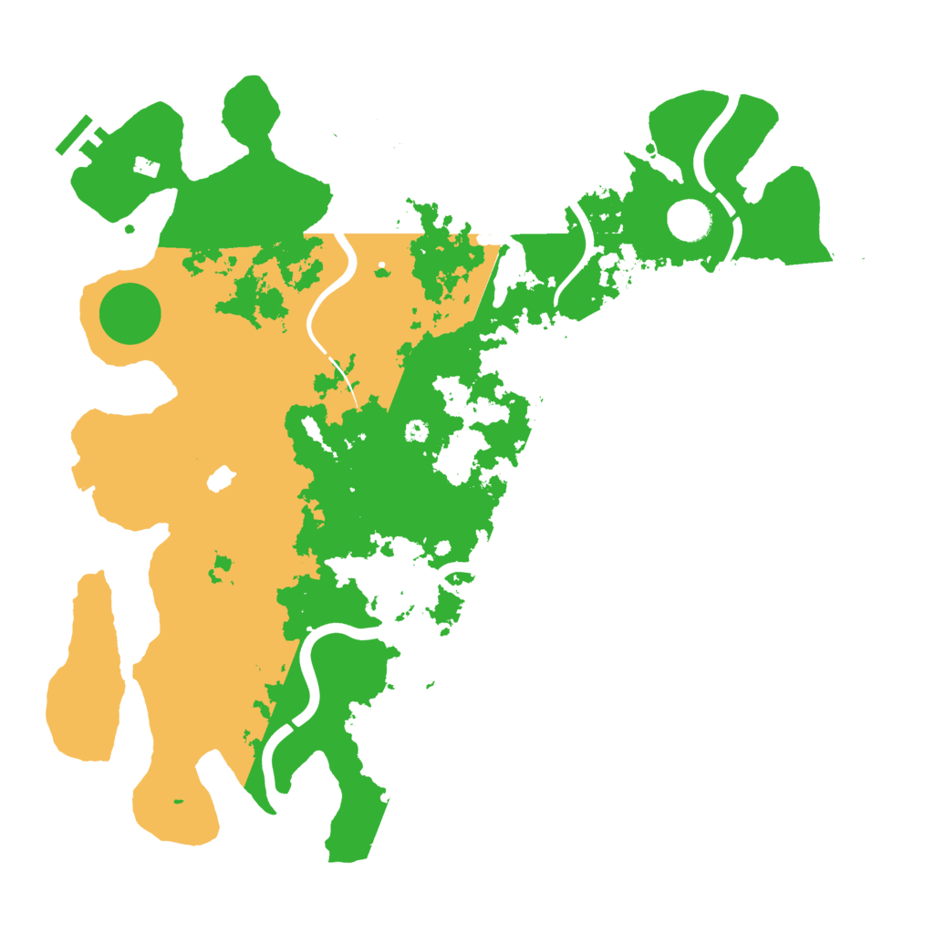 Biome Rust Map: Procedural Map, Size: 4000, Seed: 71904