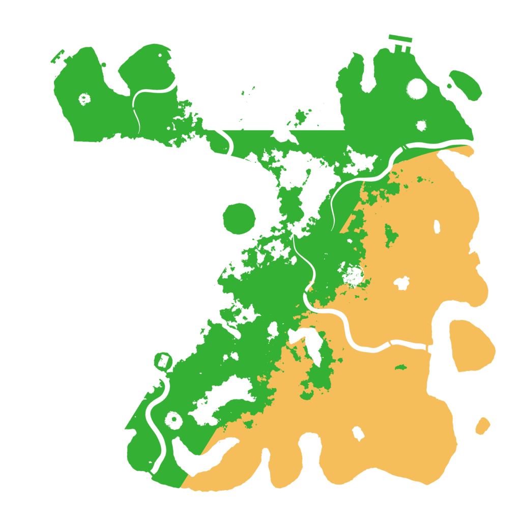Biome Rust Map: Procedural Map, Size: 4500, Seed: 2147481647