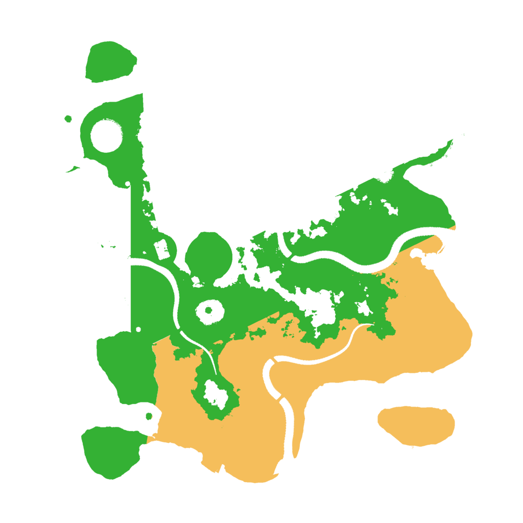 Biome Rust Map: Procedural Map, Size: 3000, Seed: 8705