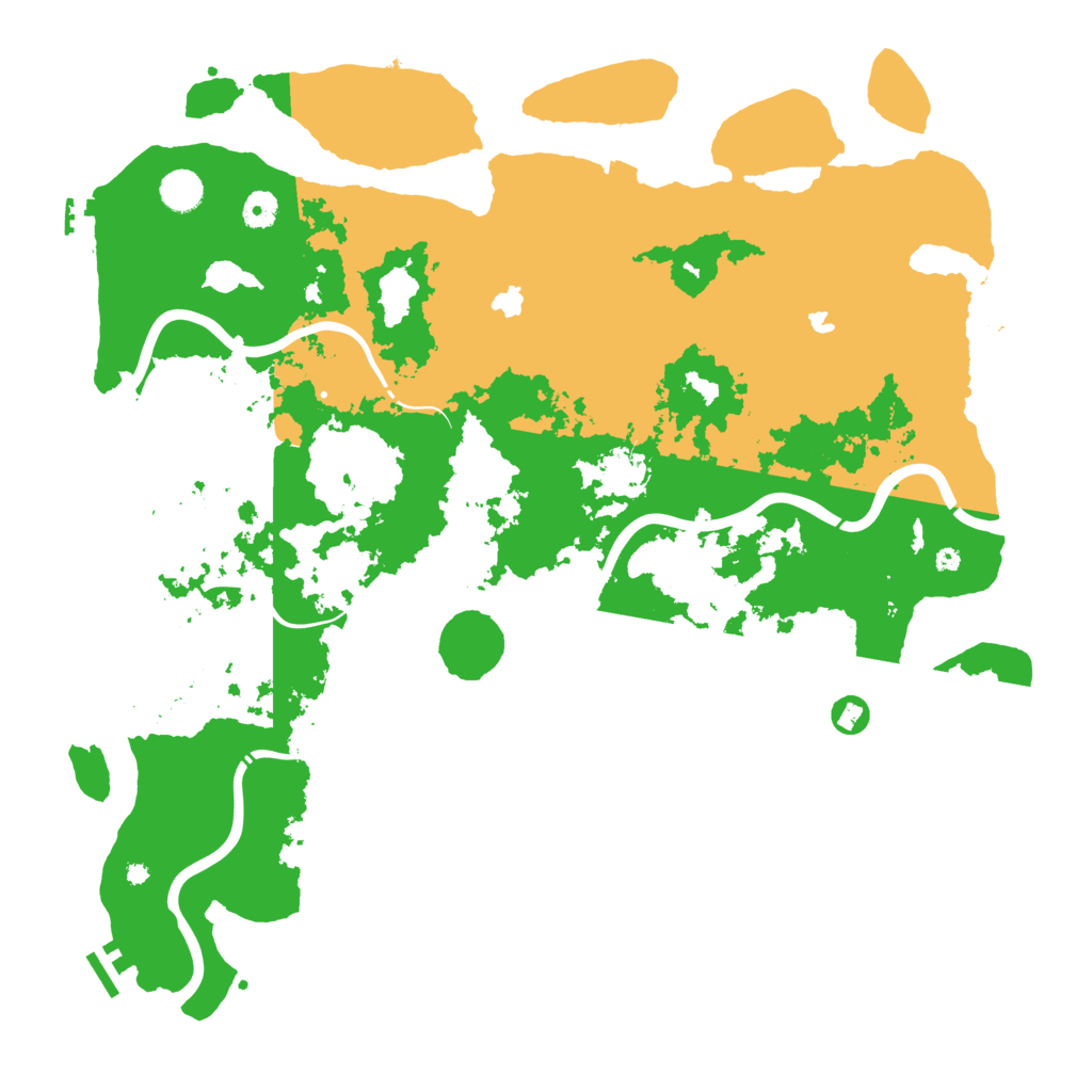 Biome Rust Map: Procedural Map, Size: 4500, Seed: 272586626