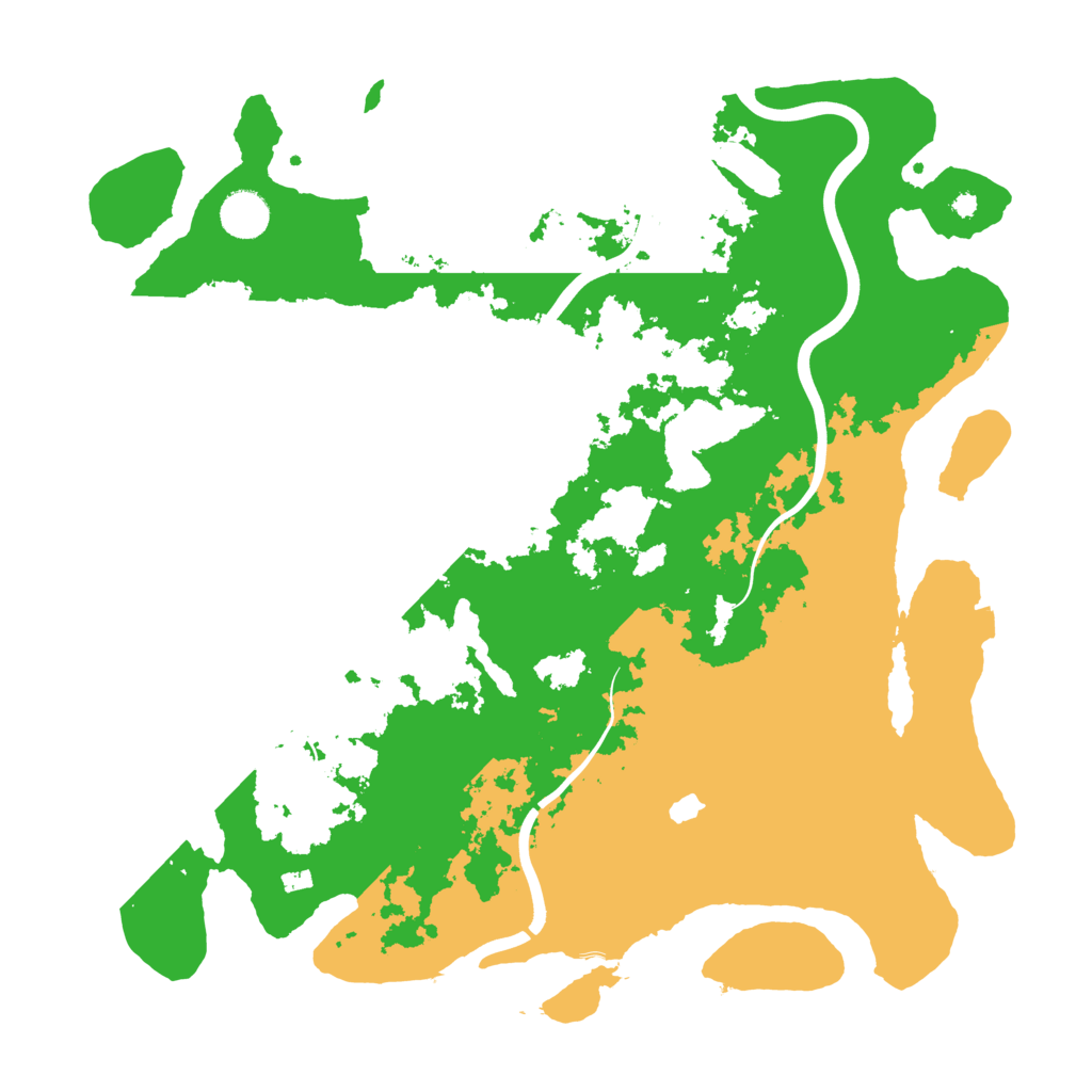 Biome Rust Map: Procedural Map, Size: 4000, Seed: 4396