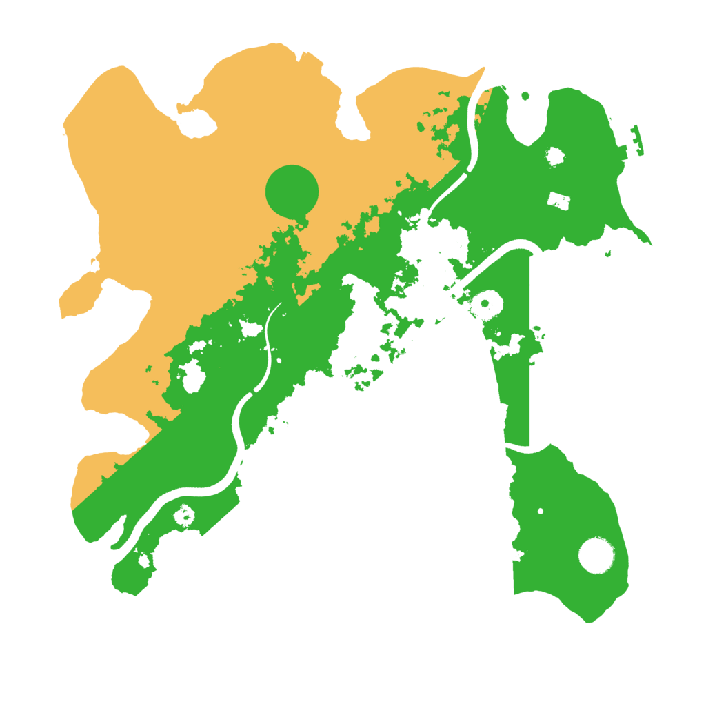 Biome Rust Map: Procedural Map, Size: 3500, Seed: 1242238150