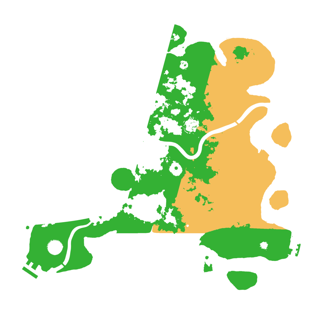 Biome Rust Map: Procedural Map, Size: 3650, Seed: 629593