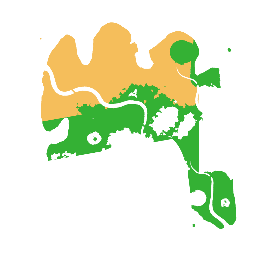 Biome Rust Map: Procedural Map, Size: 3000, Seed: 7938462