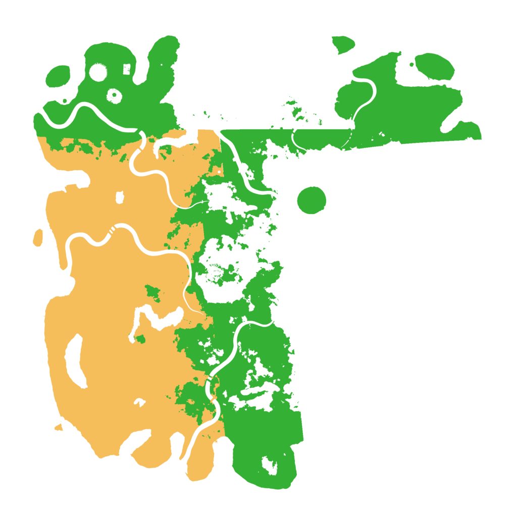 Biome Rust Map: Procedural Map, Size: 5100, Seed: 2140421644