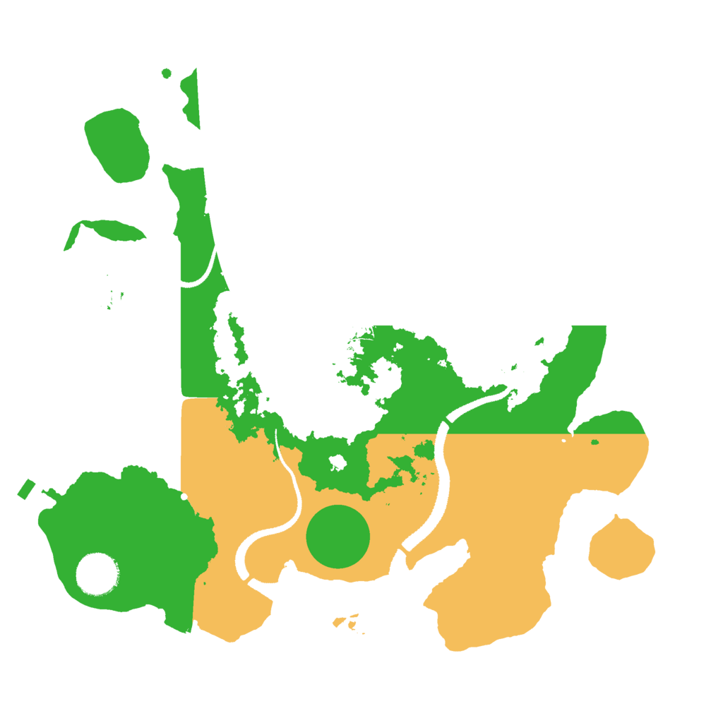 Biome Rust Map: Procedural Map, Size: 3000, Seed: 54326