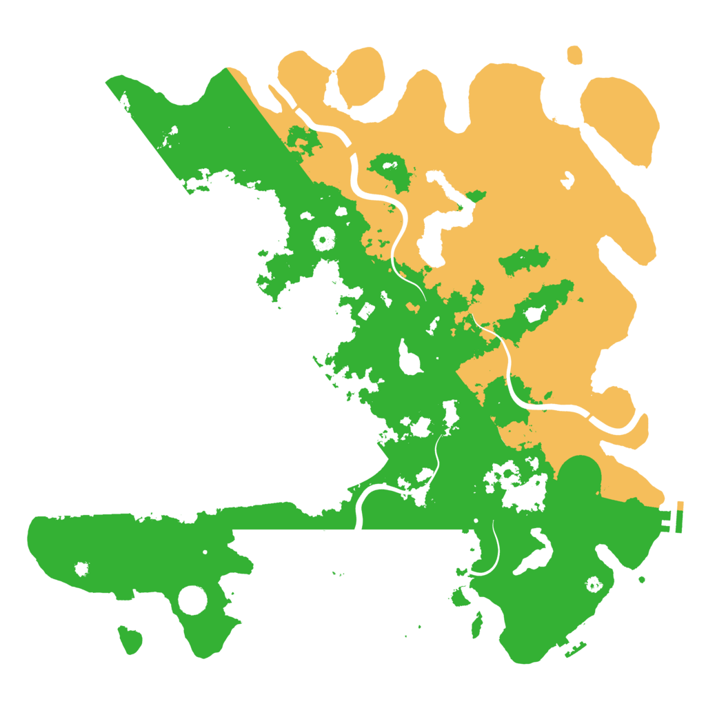 Biome Rust Map: Procedural Map, Size: 4500, Seed: 94876321