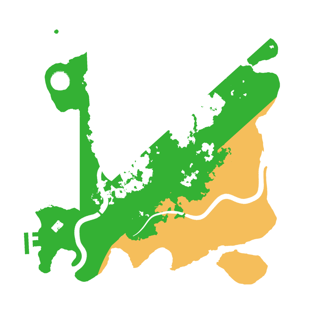 Biome Rust Map: Procedural Map, Size: 3000, Seed: 53110