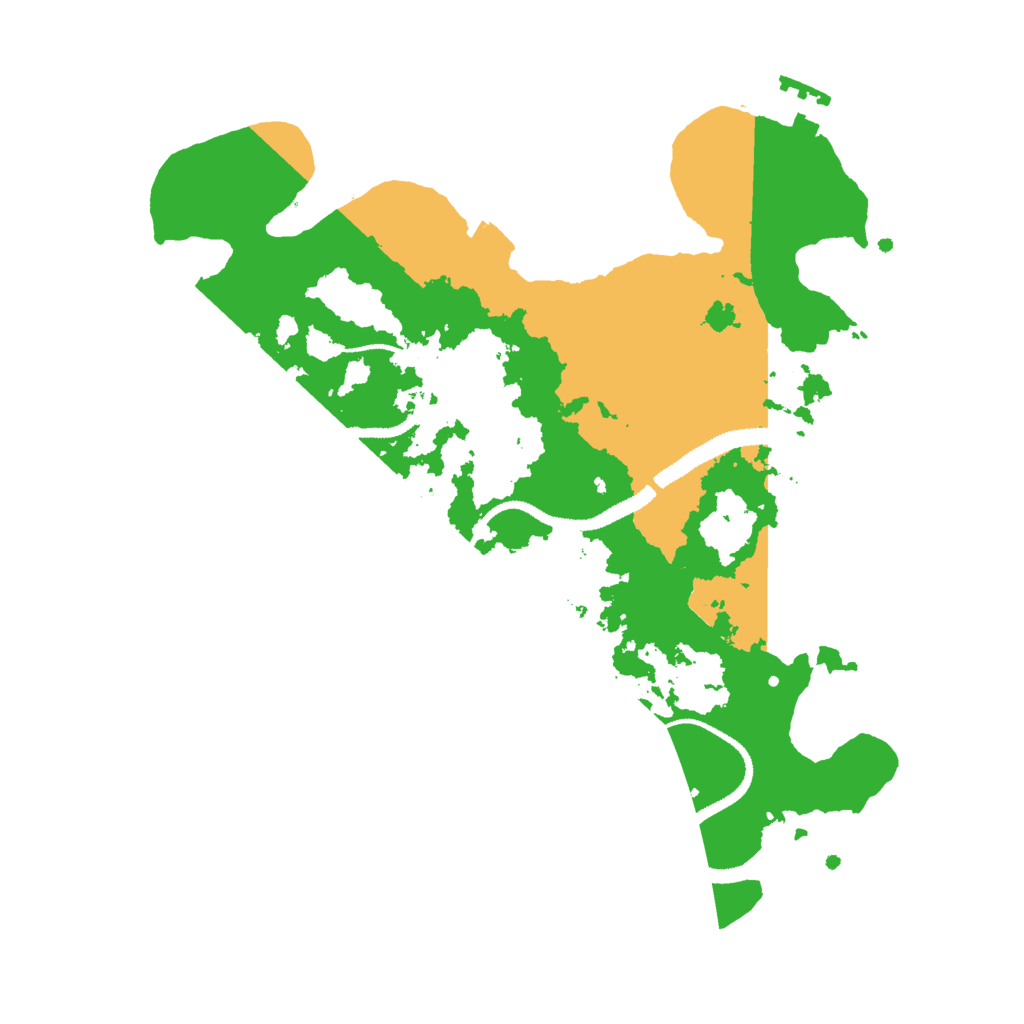 Biome Rust Map: Procedural Map, Size: 2800, Seed: 982857236
