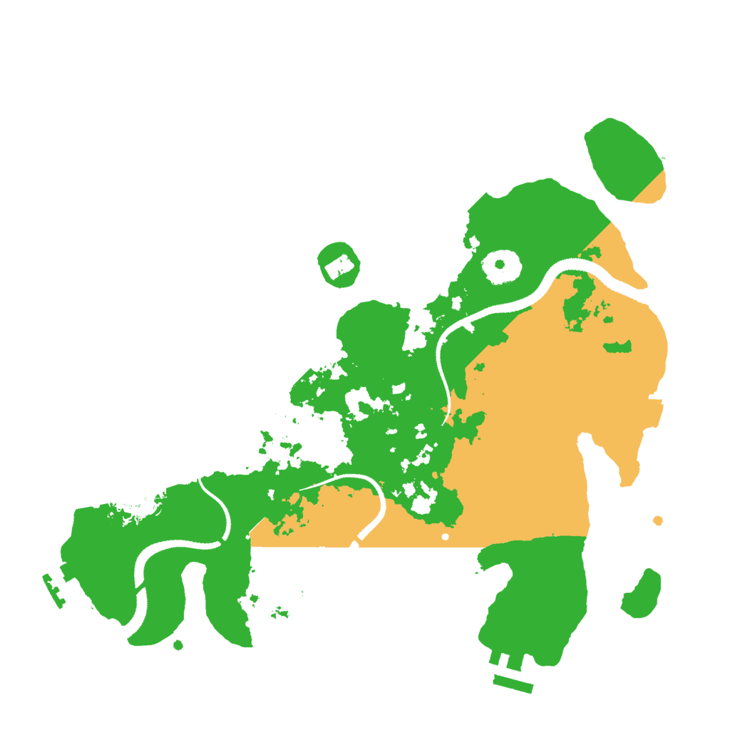 Biome Rust Map: Procedural Map, Size: 3000, Seed: 1139554617