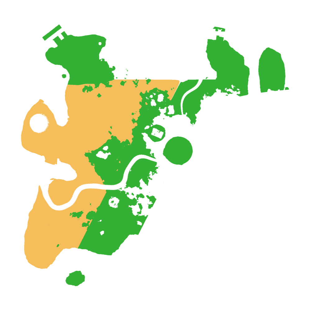 Biome Rust Map: Procedural Map, Size: 3000, Seed: 581024