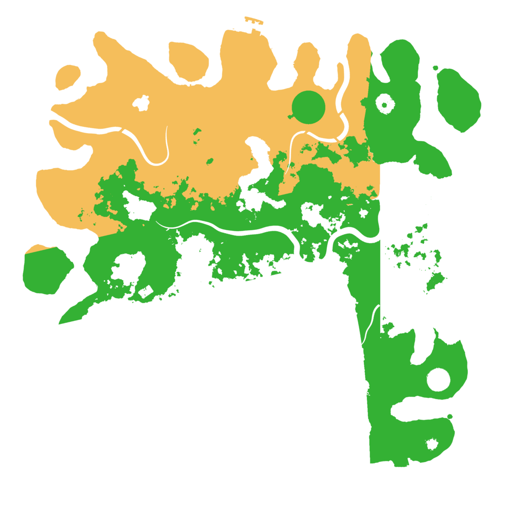 Biome Rust Map: Procedural Map, Size: 4000, Seed: 435215461