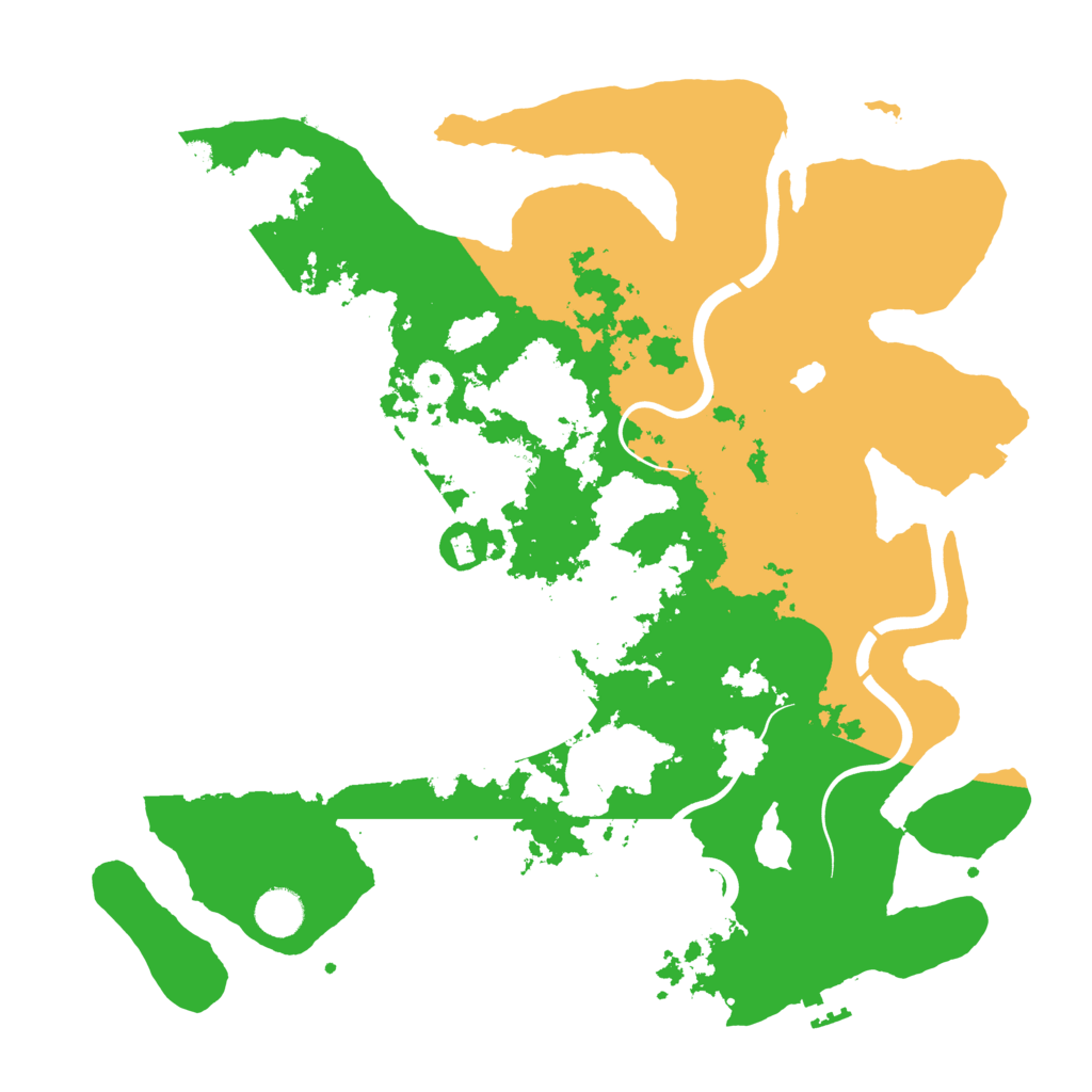 Biome Rust Map: Procedural Map, Size: 4000, Seed: 1256741431