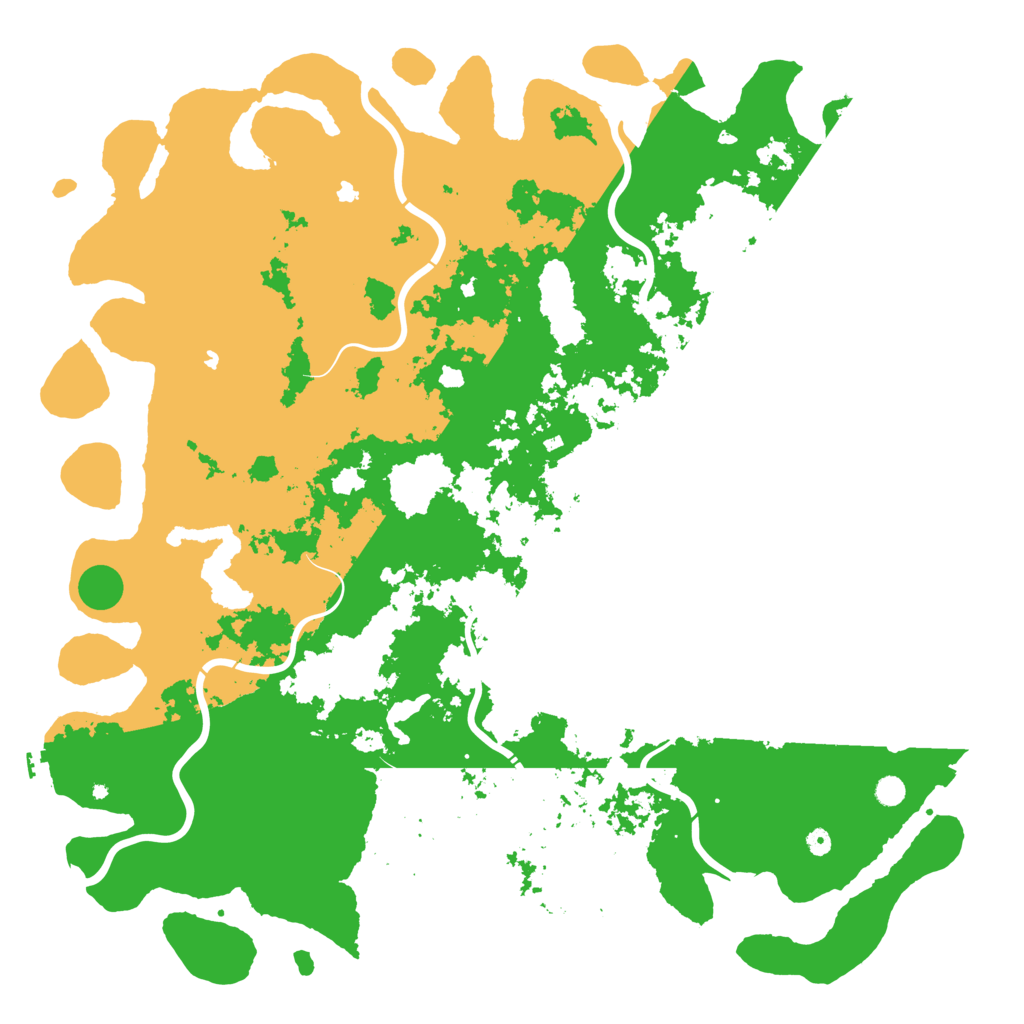 Biome Rust Map: Procedural Map, Size: 6000, Seed: 3455