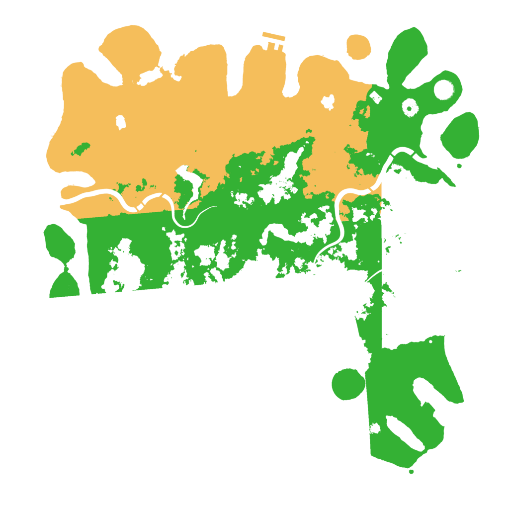 Biome Rust Map: Procedural Map, Size: 4500, Seed: 6112024