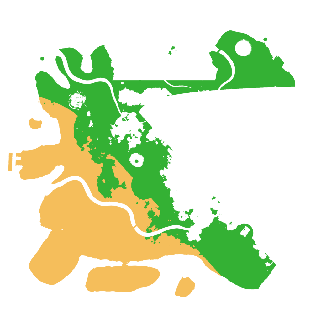 Biome Rust Map: Procedural Map, Size: 3500, Seed: 4042