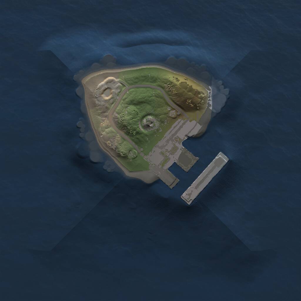 Rust Map: Procedural Map, Size: 1000, Seed: 163160669, 2 Monuments
