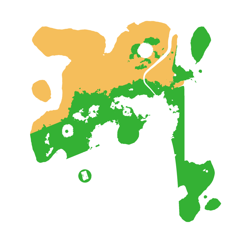 Biome Rust Map: Procedural Map, Size: 3000, Seed: 557432