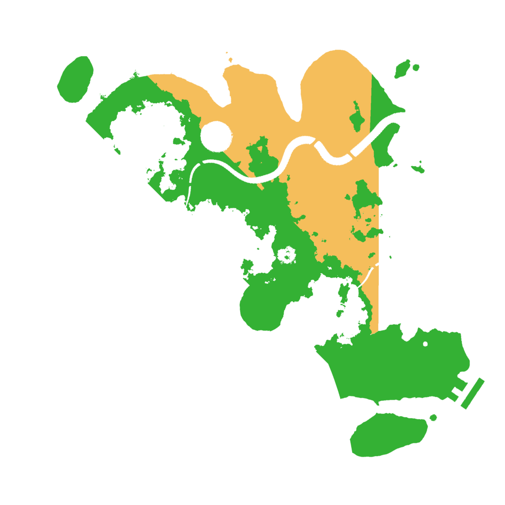 Biome Rust Map: Procedural Map, Size: 3000, Seed: 12314