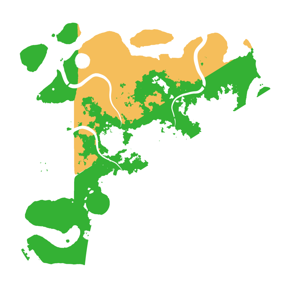 Biome Rust Map: Procedural Map, Size: 3500, Seed: 1431498756