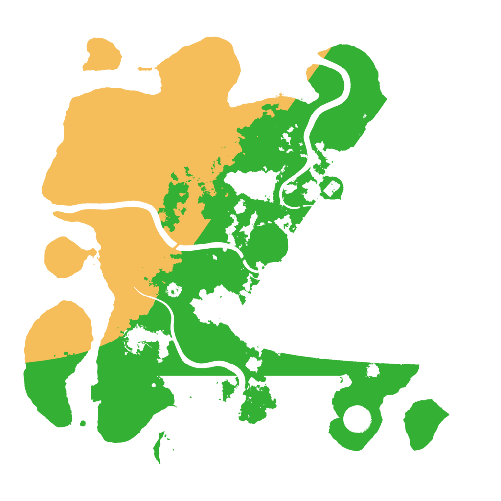 Biome Rust Map: Procedural Map, Size: 3500, Seed: 1578081825
