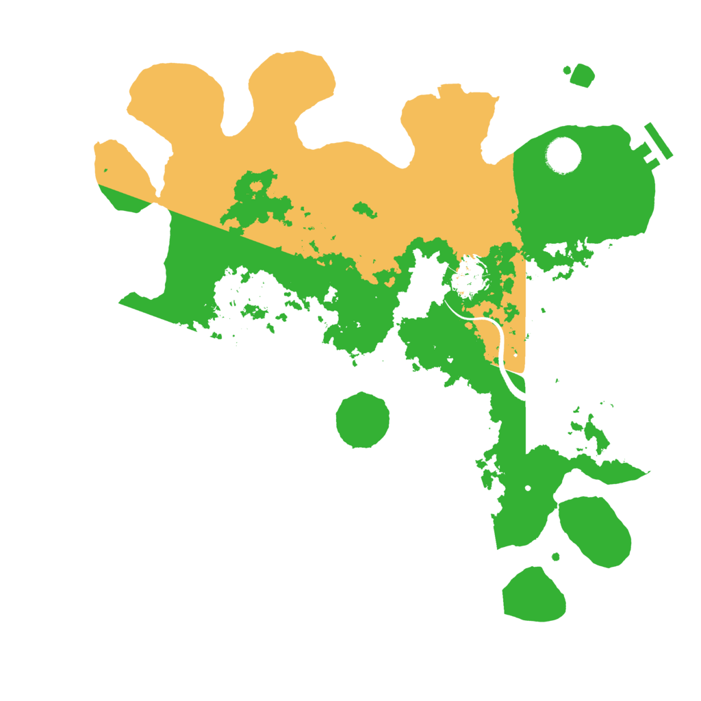 Biome Rust Map: Procedural Map, Size: 3500, Seed: 703110723