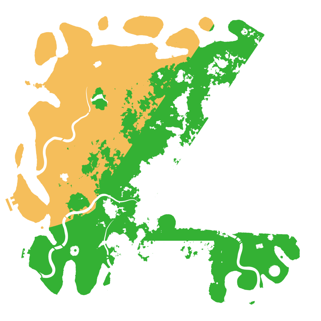 Biome Rust Map: Procedural Map, Size: 5000, Seed: 694206707