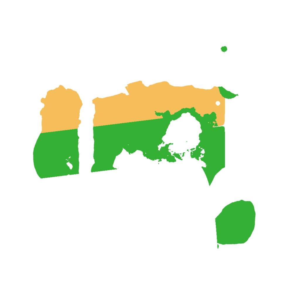 Biome Rust Map: Procedural Map, Size: 2000, Seed: 1664940101