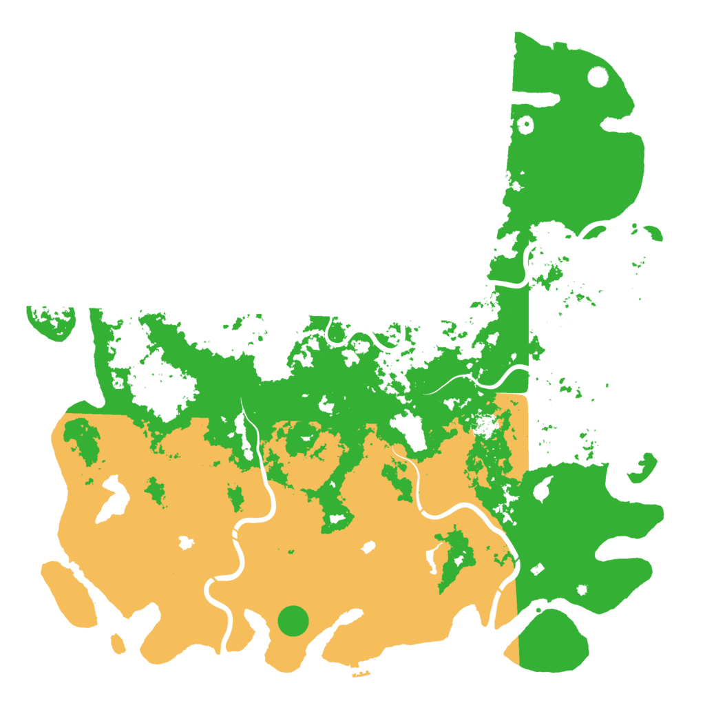 Biome Rust Map: Procedural Map, Size: 6000, Seed: 2569420