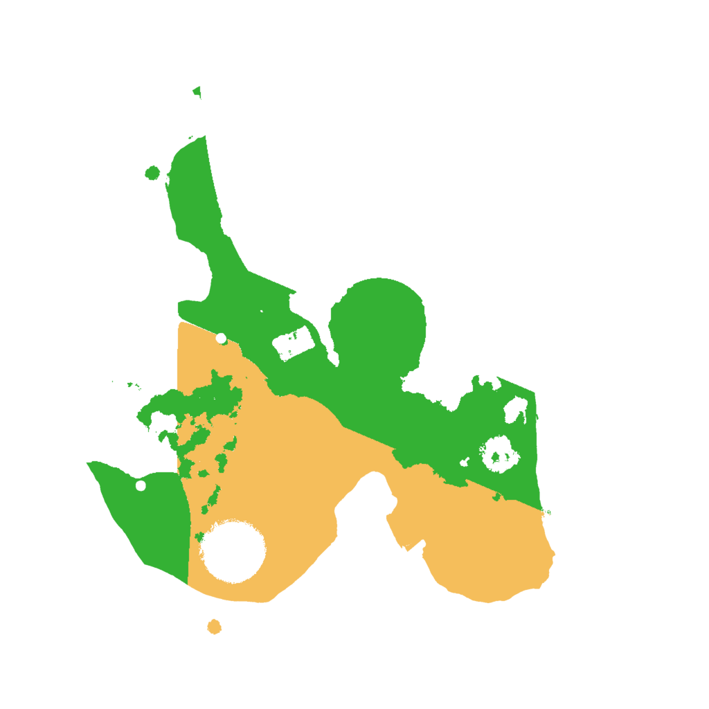Biome Rust Map: Procedural Map, Size: 2000, Seed: 1118924967