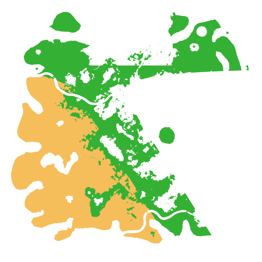 Biome Rust Map: Procedural Map, Size: 4500, Seed: 7878