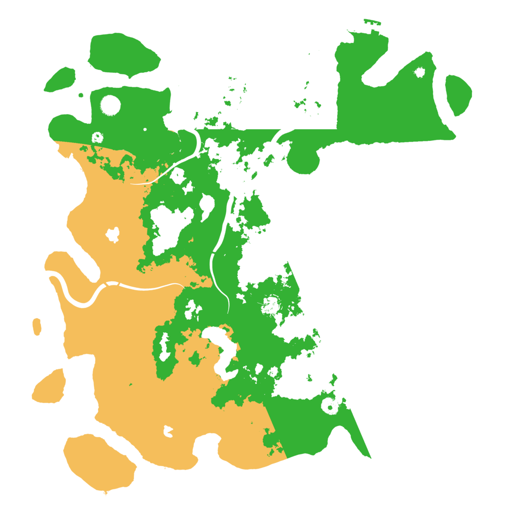 Biome Rust Map: Procedural Map, Size: 4500, Seed: 1081304022